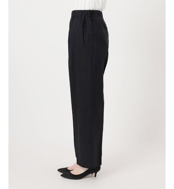 Spick and Span「《セットアップ可 / 予約》ハイブリッドリネンイージーパンツ」|スラックス|