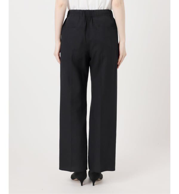 Spick and Span「《セットアップ可 / 予約》ハイブリッドリネンイージーパンツ」|スラックス|