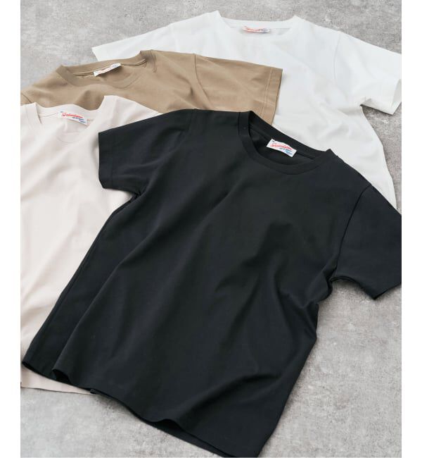 Spick and Span「《予約》汗染み防止ファインコットンTシャツ」|Tシャツ・カットソー|