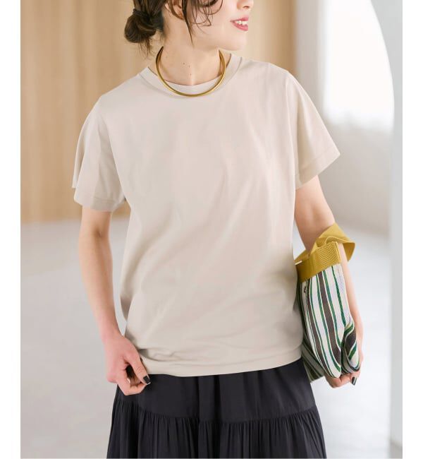 Spick and Span「《予約》汗染み防止ファインコットンTシャツ」|Tシャツ・カットソー|