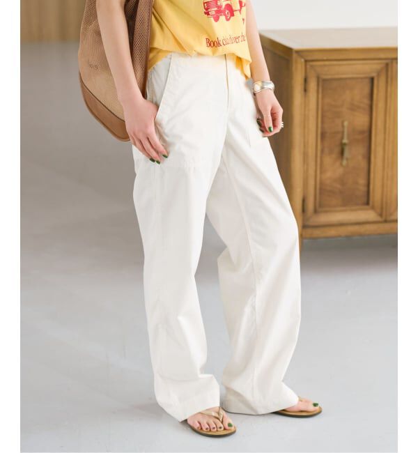 Spick and Span「《予約》リップルーズベイカーパンツ」|カーゴ|