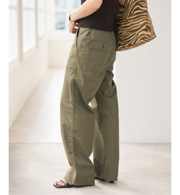 Spick and Span「《予約》リップルーズベイカーパンツ」|カーゴ|
