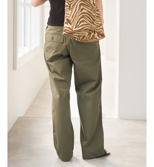 Spick and Span「《予約》リップルーズベイカーパンツ」|カーゴ|