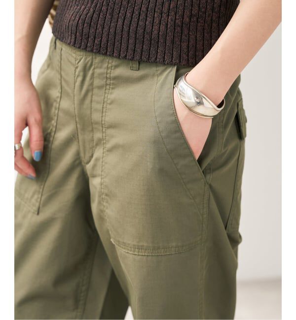 Spick and Span「《予約》リップルーズベイカーパンツ」|カーゴ|