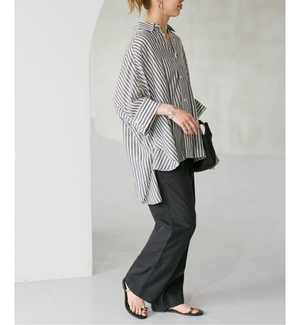 Spick and Span「《予約》リップルーズベイカーパンツ」|カーゴ|