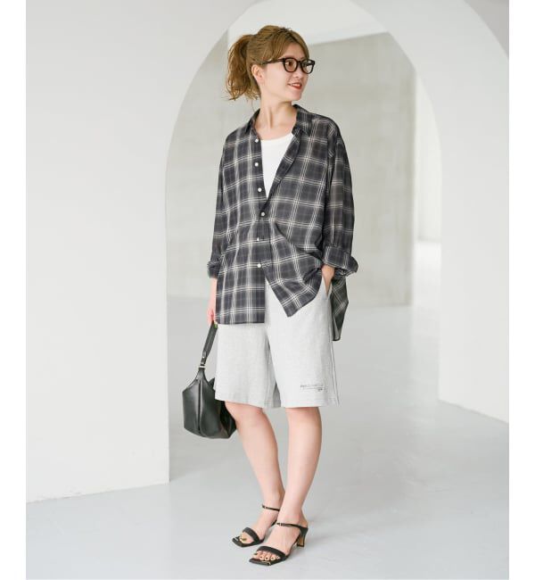 Spick and Span「《予約》コットンボイルチェックシャツ」|シャツ・ブラウス|