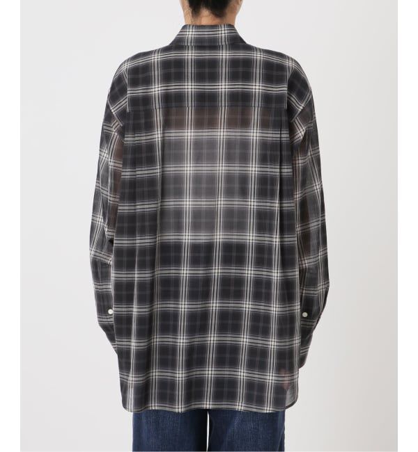 Spick and Span「《予約》コットンボイルチェックシャツ」|シャツ・ブラウス|