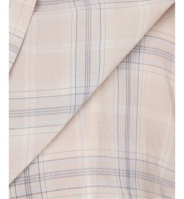 Spick and Span「《予約》コットンボイルチェックシャツ」|シャツ・ブラウス|