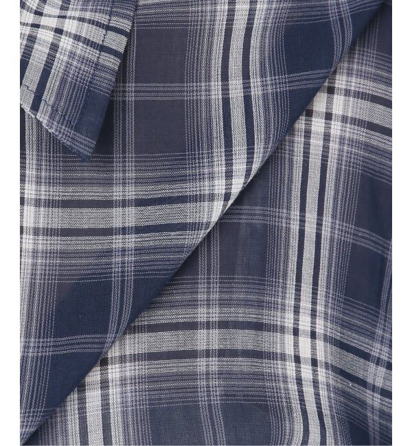Spick and Span「《予約》コットンボイルチェックシャツ」|シャツ・ブラウス|
