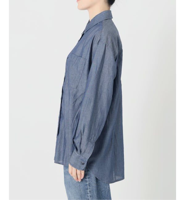 Spick and Span「《予約》2.25オンスシアーデニムシャツ」|シャツ・ブラウス|