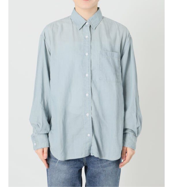 Spick and Span「《予約》2.25オンスシアーデニムシャツ」|シャツ・ブラウス|
