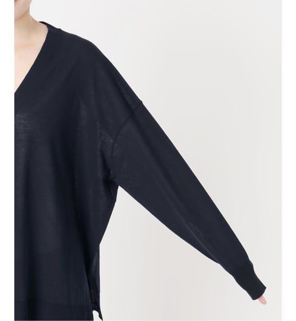 Spick and Span「《WEB限定カラー有り / 予約》ICE FINE Vネックカーディガン」|カーディガン|