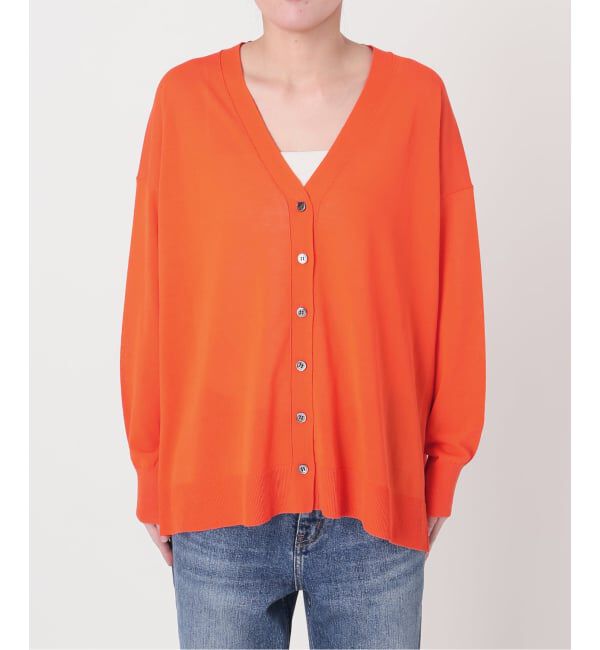 Spick and Span「《WEB限定カラー有り / 予約》ICE FINE Vネックカーディガン」|カーディガン|