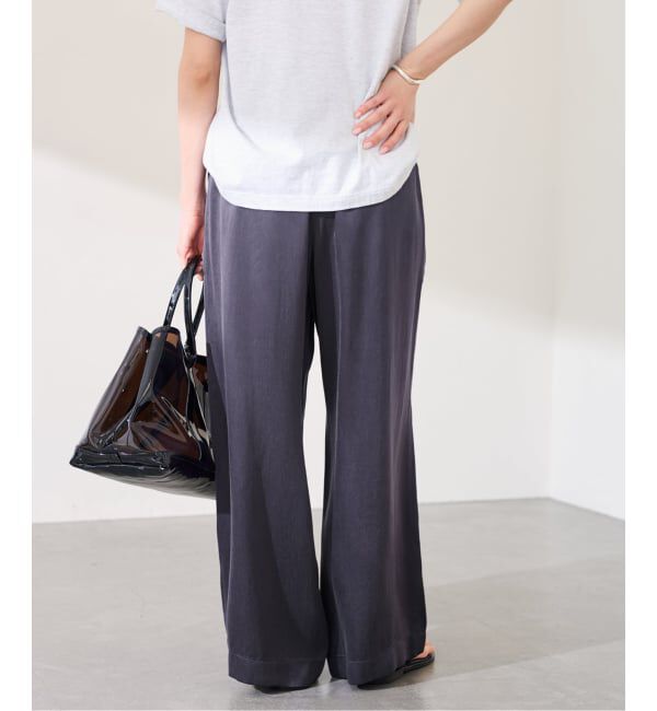 FRAMeWORK「≪予約≫キュプラバックサテンイージーパンツ」|その他|