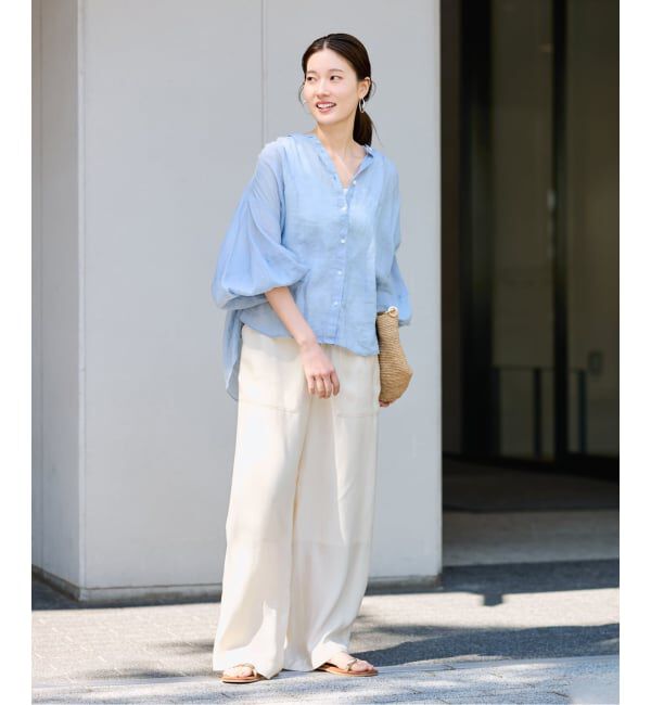 FRAMeWORK「≪予約≫キュプラバックサテンイージーパンツ」|その他|