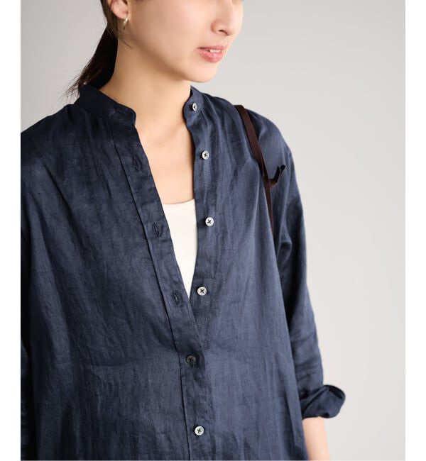 FRAMeWORK「≪一部カラーWEB限定 / 追加予約≫フレンチリネンシャツワンピース」|ワンピース|