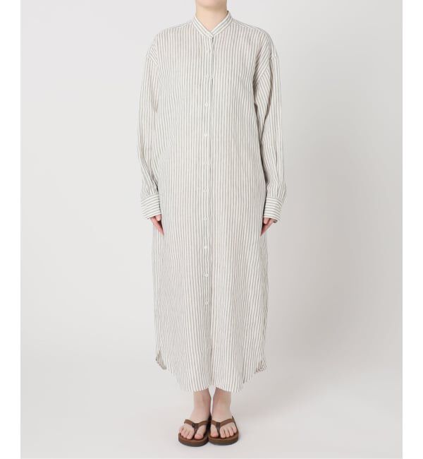 FRAMeWORK「≪一部カラーWEB限定 / 追加予約≫フレンチリネンシャツワンピース」|ワンピース|