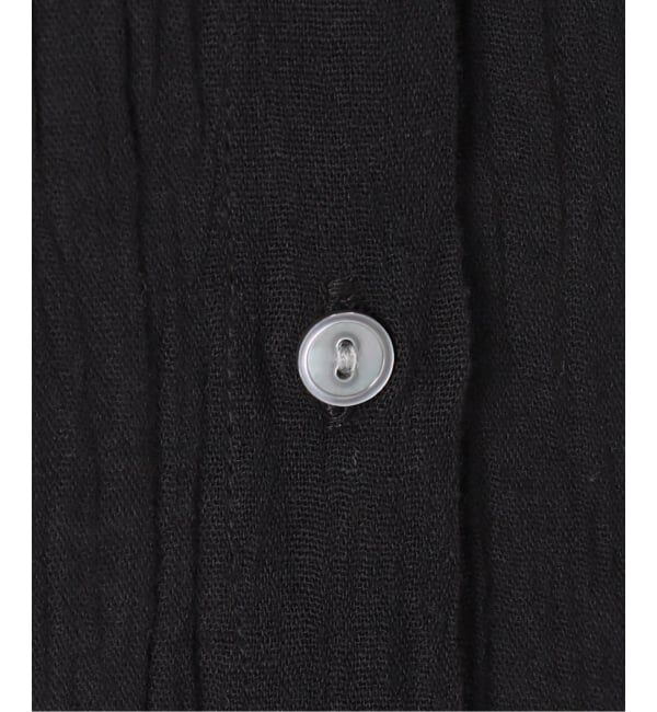 FRAMeWORK「≪予約≫LINENmixクレープクルーネックブラウス」|シャツ・ブラウス|