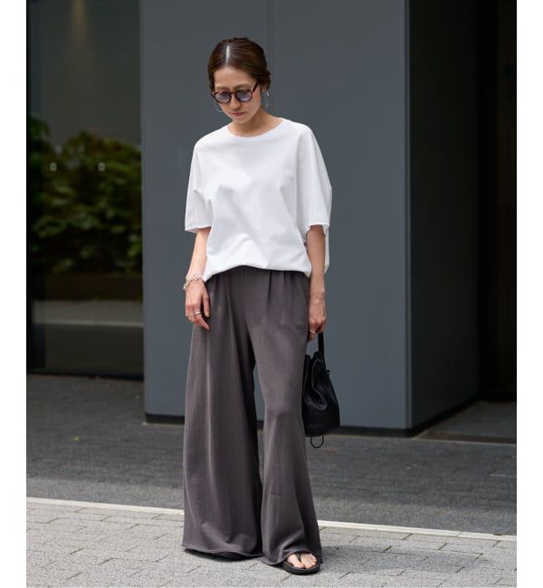 FRAMeWORK「≪一部カラーWEB限定 / 追加予約≫スムースコクーンプルオーバー」|Tシャツ・カットソー|