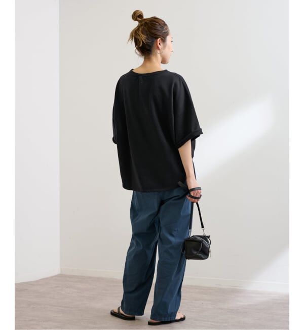 FRAMeWORK「≪新色 / 追加予約≫ミニ裏毛ハーフスリーブラウンドTee」|Tシャツ・カットソー|