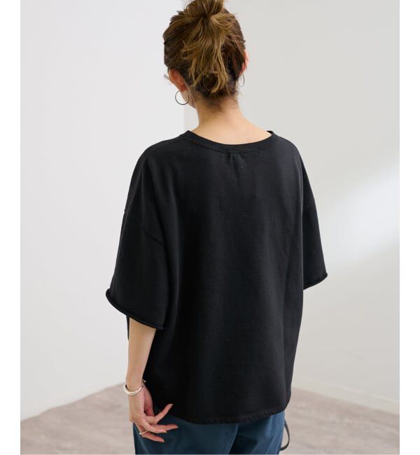 FRAMeWORK「≪新色 / 追加予約≫ミニ裏毛ハーフスリーブラウンドTee」|Tシャツ・カットソー|