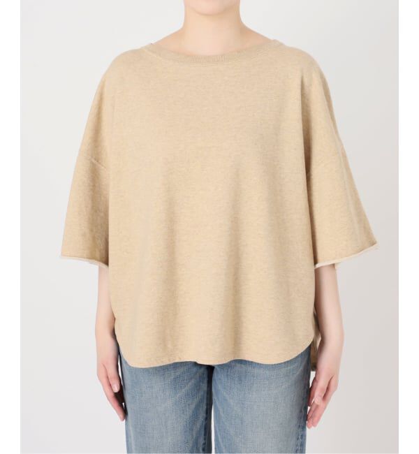 FRAMeWORK「≪新色 / 追加予約≫ミニ裏毛ハーフスリーブラウンドTee」|Tシャツ・カットソー|