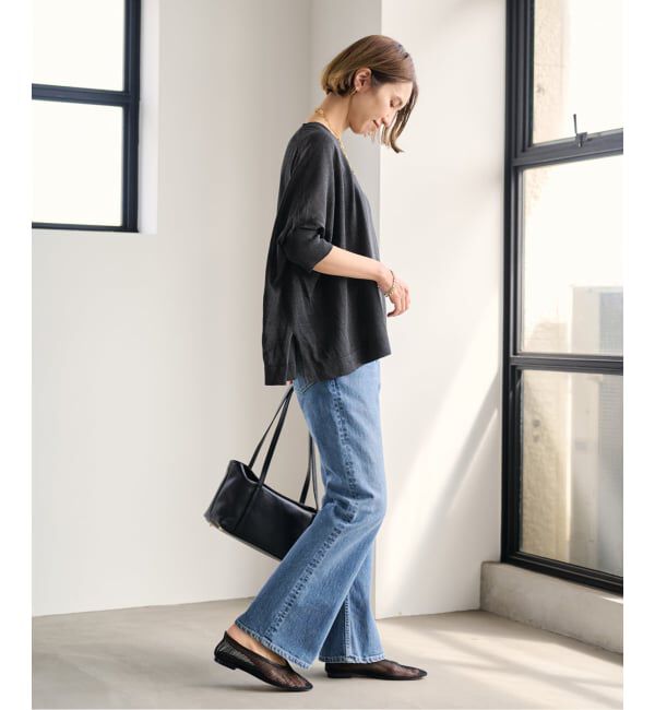 FRAMeWORK「≪WEB限定 / 追加予約≫ペーパーミックスポンチョニット」|ニット・セーター|