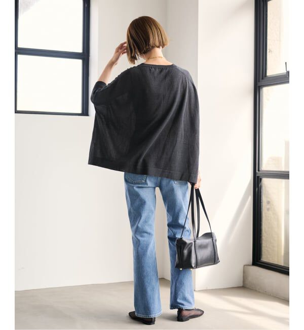 FRAMeWORK「≪WEB限定 / 追加予約≫ペーパーミックスポンチョニット」|ニット・セーター|