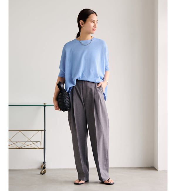 FRAMeWORK「≪WEB限定 / 追加予約≫ペーパーミックスポンチョニット」|ニット・セーター|