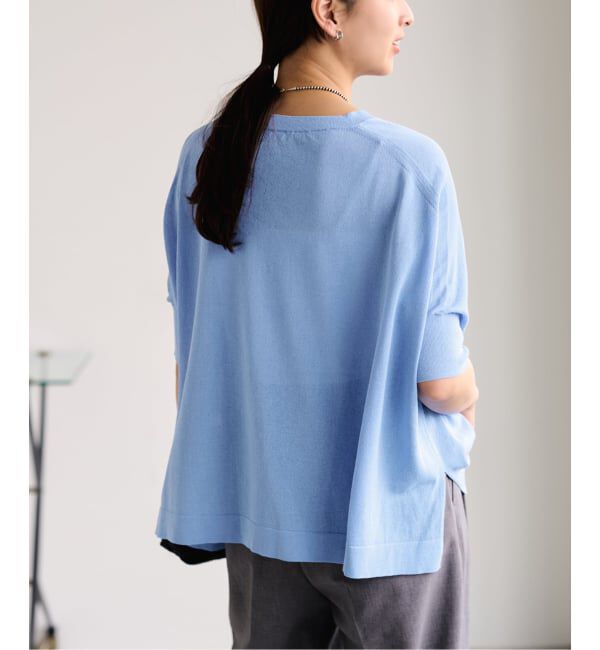 FRAMeWORK「≪WEB限定 / 追加予約≫ペーパーミックスポンチョニット」|ニット・セーター|