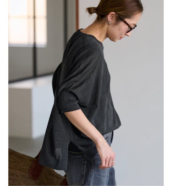 FRAMeWORK「≪WEB限定 / 追加予約≫ペーパーミックスポンチョニット」|ニット・セーター|