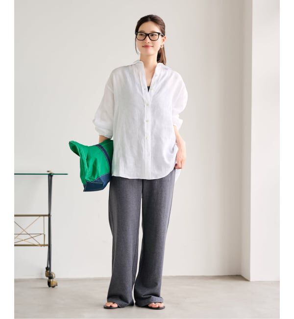 FRAMeWORK「≪新色 / 追加予約≫ライトフレンチリネンレギュラーシャツ」|シャツ・ブラウス|