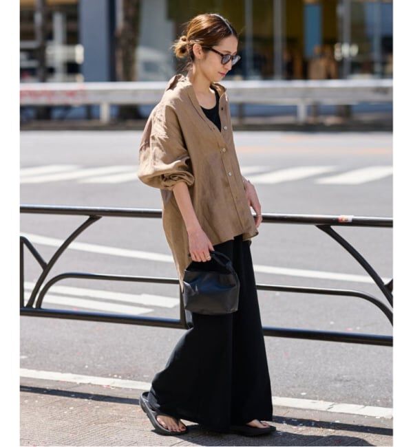 FRAMeWORK「≪新色 / 追加予約≫ライトフレンチリネンレギュラーシャツ」|シャツ・ブラウス|