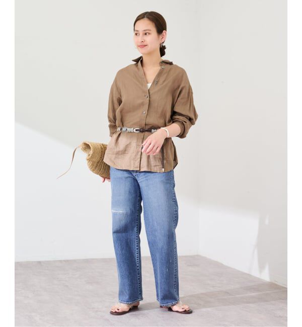 FRAMeWORK「≪新色 / 追加予約≫ライトフレンチリネンレギュラーシャツ」|シャツ・ブラウス|