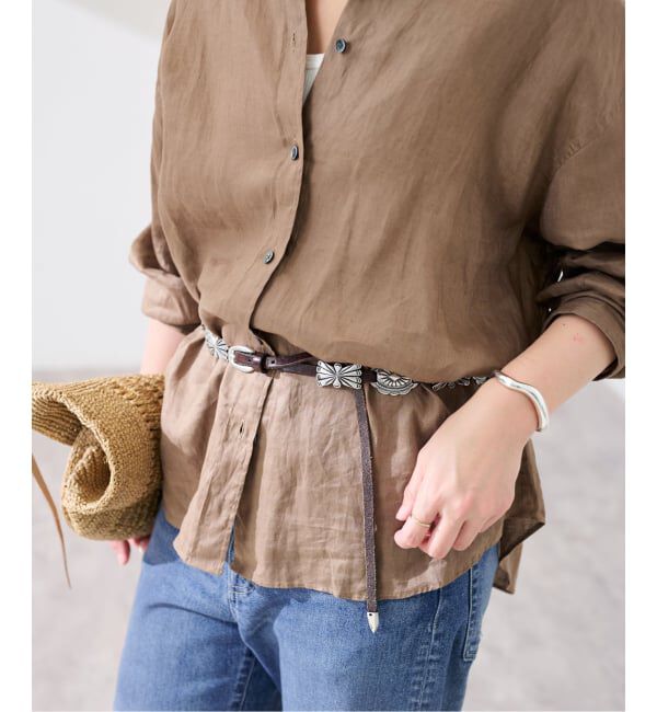 FRAMeWORK「≪新色 / 追加予約≫ライトフレンチリネンレギュラーシャツ」|シャツ・ブラウス|