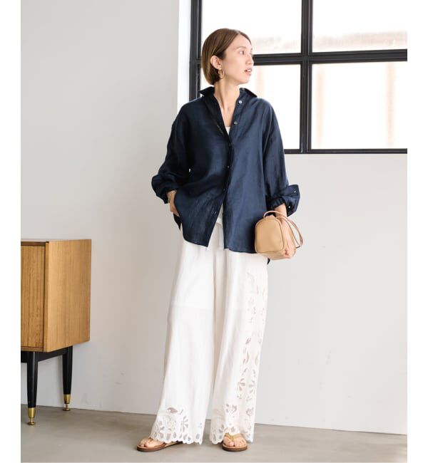 FRAMeWORK「≪新色 / 追加予約≫ライトフレンチリネンレギュラーシャツ」|シャツ・ブラウス|