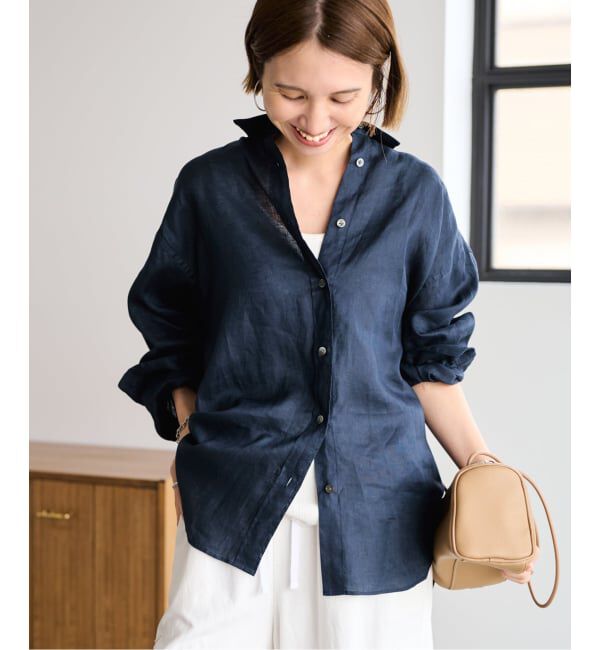 FRAMeWORK「≪新色 / 追加予約≫ライトフレンチリネンレギュラーシャツ」|シャツ・ブラウス|