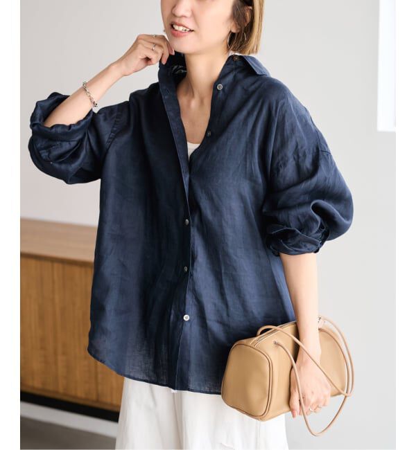 FRAMeWORK「≪新色 / 追加予約≫ライトフレンチリネンレギュラーシャツ」|シャツ・ブラウス|