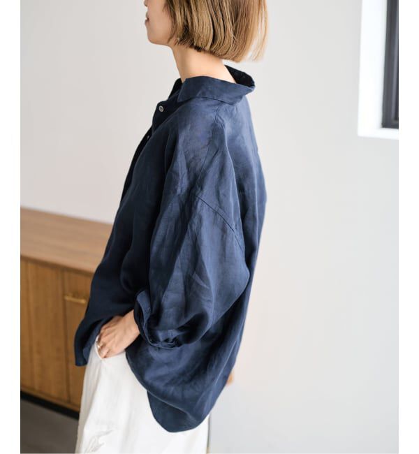 FRAMeWORK「≪新色 / 追加予約≫ライトフレンチリネンレギュラーシャツ」|シャツ・ブラウス|