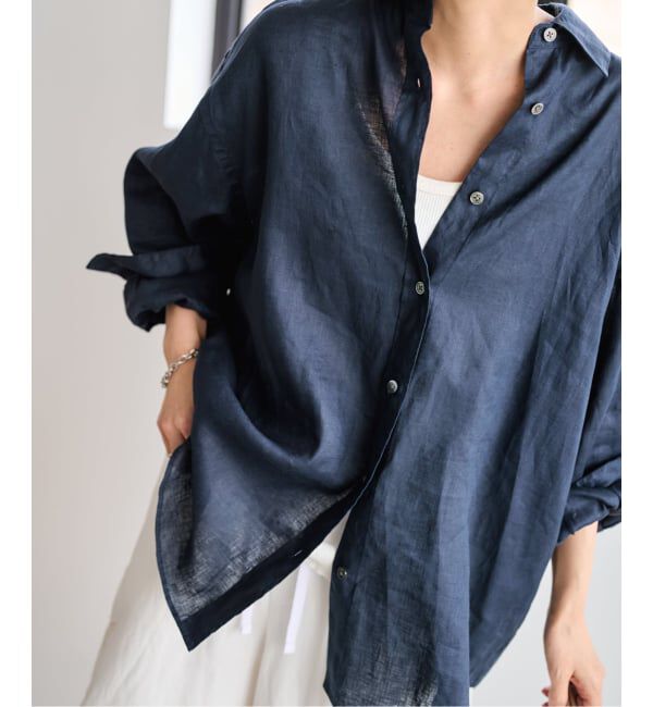 FRAMeWORK「≪新色 / 追加予約≫ライトフレンチリネンレギュラーシャツ」|シャツ・ブラウス|