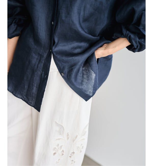 FRAMeWORK「≪新色 / 追加予約≫ライトフレンチリネンレギュラーシャツ」|シャツ・ブラウス|