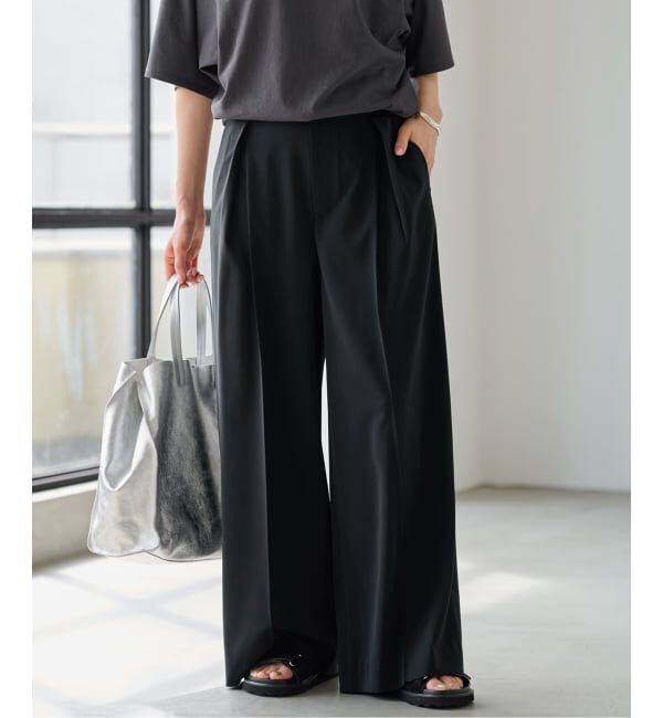 FRAMeWORK「≪WEB限定 / 追加予約≫UVカットワイドパンツ」|スラックス|