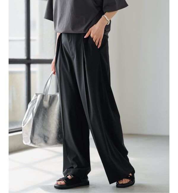 FRAMeWORK「≪WEB限定 / 追加予約≫UVカットワイドパンツ」|スラックス|