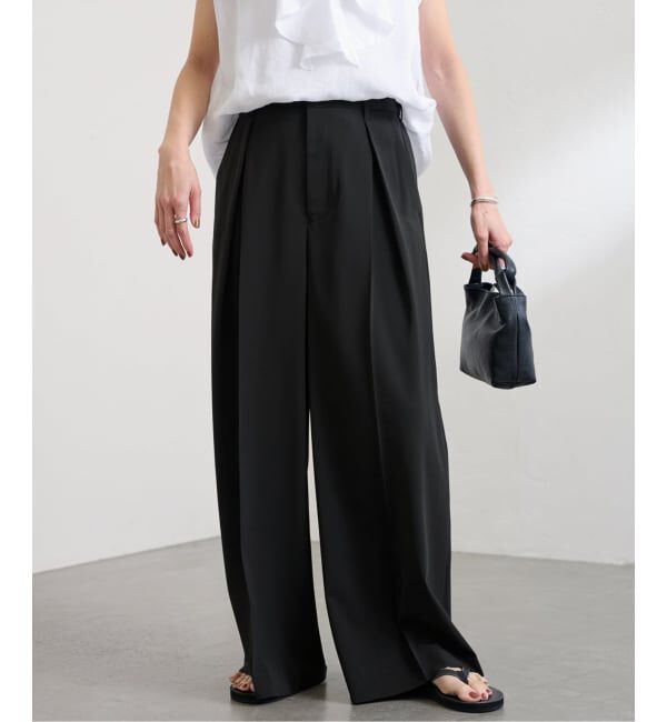 FRAMeWORK「≪WEB限定 / 追加予約≫UVカットワイドパンツ」|スラックス|