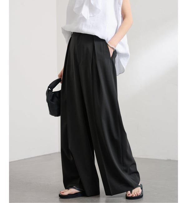 FRAMeWORK「≪WEB限定 / 追加予約≫UVカットワイドパンツ」|スラックス|