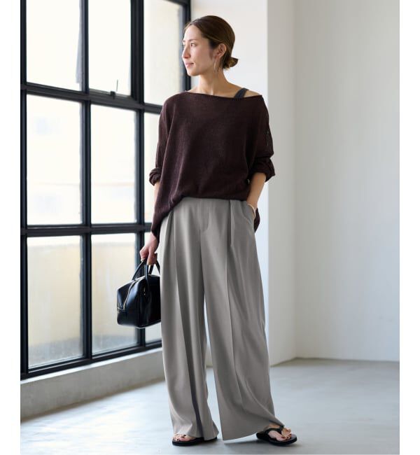 FRAMeWORK「≪WEB限定 / 追加予約≫UVカットワイドパンツ」|スラックス|