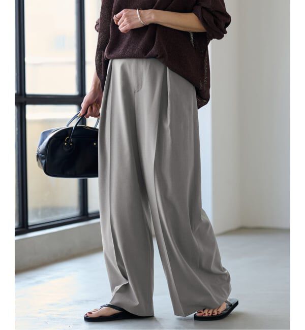 FRAMeWORK「≪WEB限定 / 追加予約≫UVカットワイドパンツ」|スラックス|