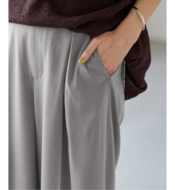 FRAMeWORK「≪WEB限定 / 追加予約≫UVカットワイドパンツ」|スラックス|