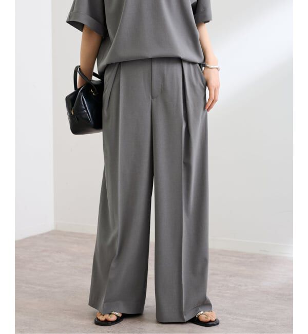 FRAMeWORK「≪WEB限定 / 追加予約≫UVカットワイドパンツ」|スラックス|