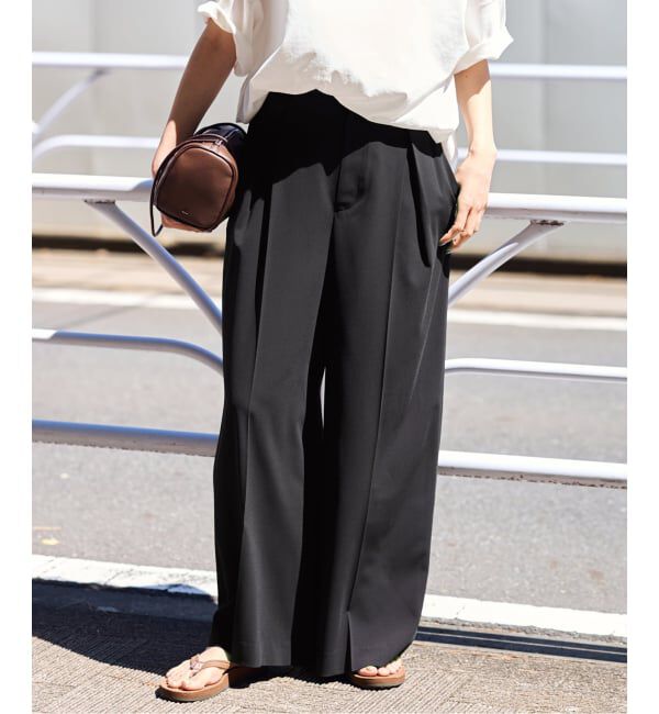 FRAMeWORK「≪WEB限定 / 追加予約≫UVカットワイドパンツ」|スラックス|